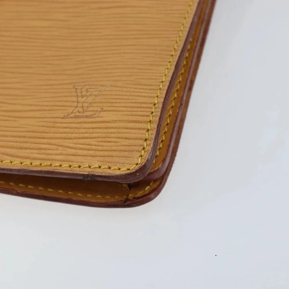 LOUIS VUITTON Epi Biface Hand Bag 2way Beige